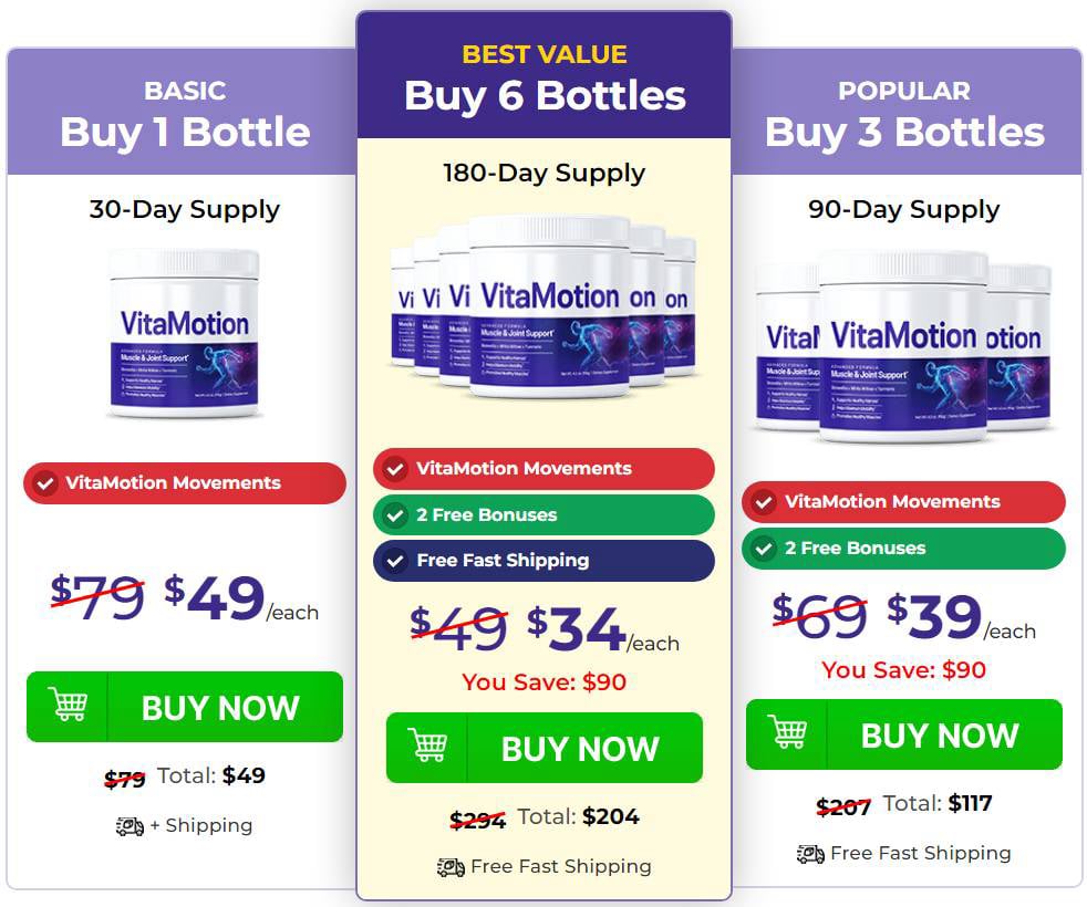 VitaMotion Buy Order  Offer